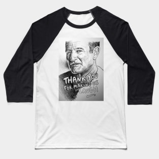 Robin Williams 2 - Rip Baseball T-Shirt